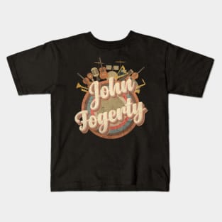 John Fogerty - Bad Moon Retro 70s Typo Kids T-Shirt